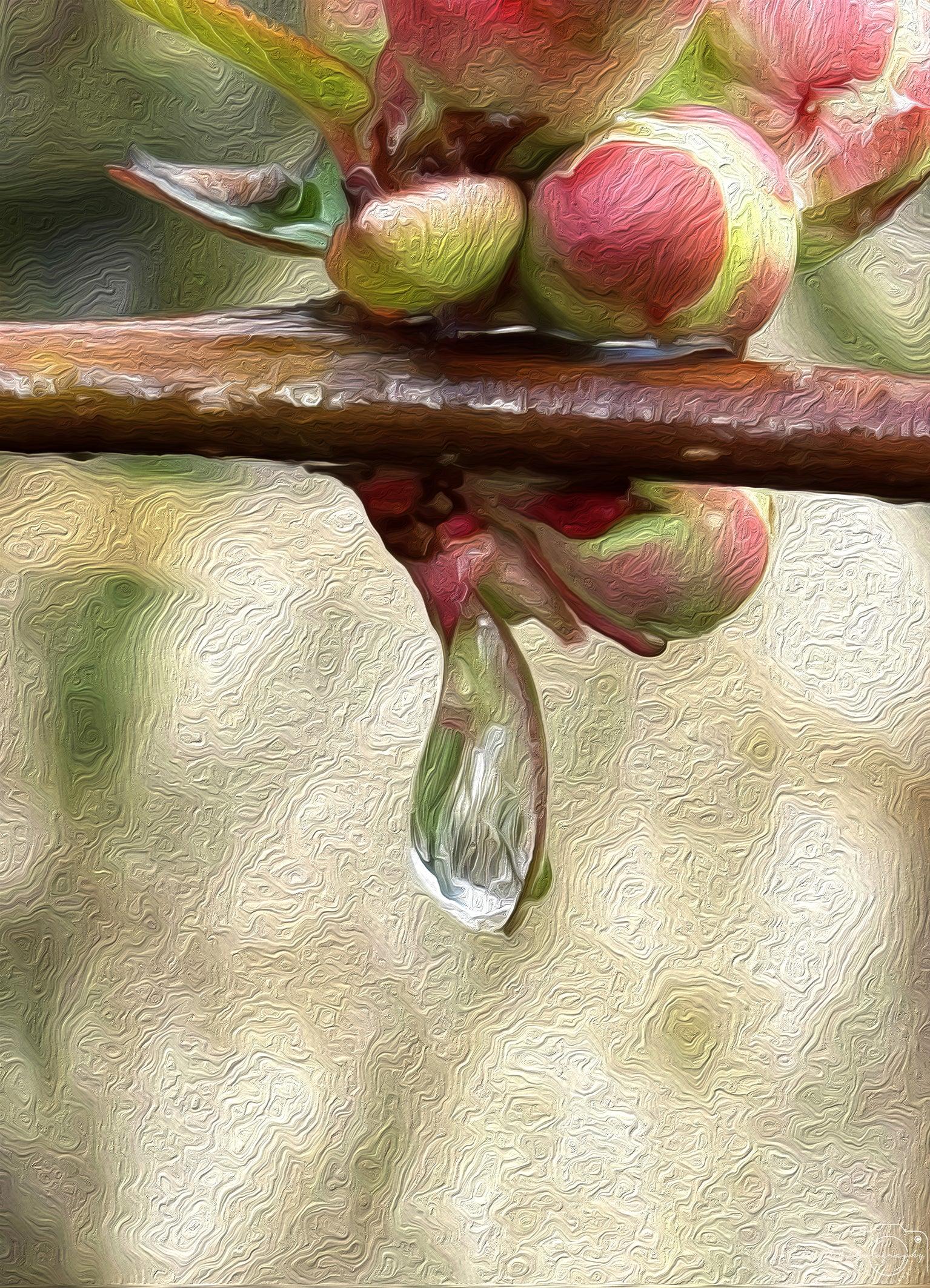 Beautiful water drop_V191_oil painting - Superbpictures