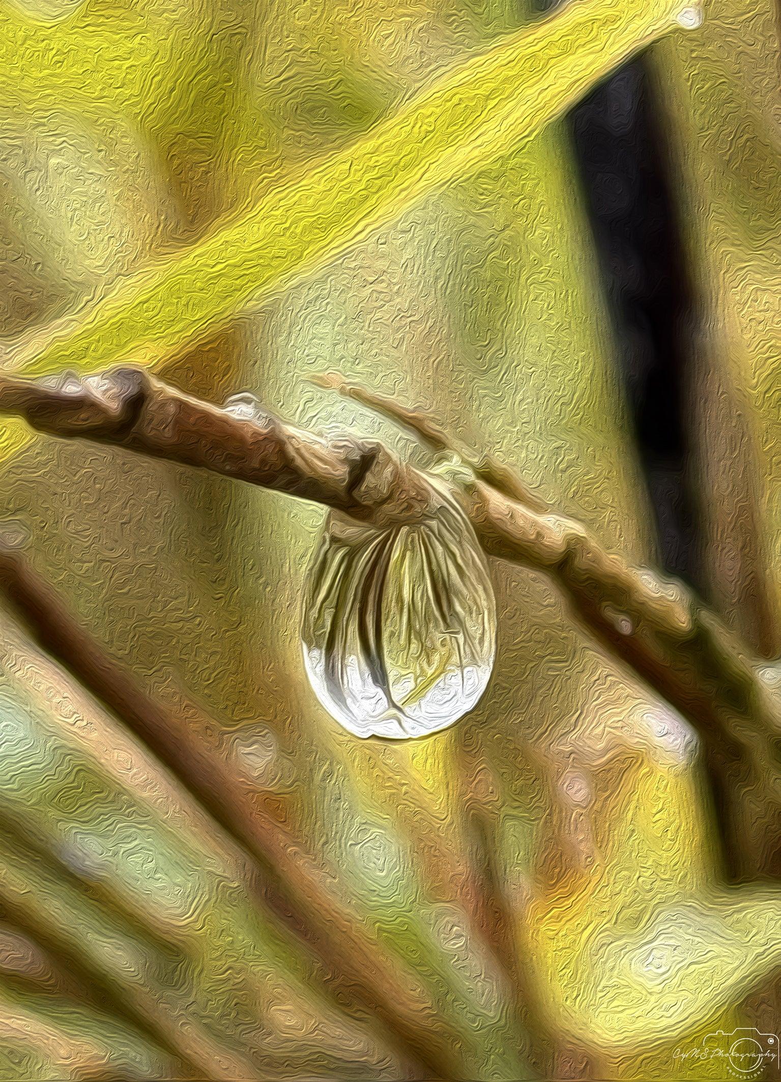 Beautiful water drop_V001_oil painting - Superbpictures