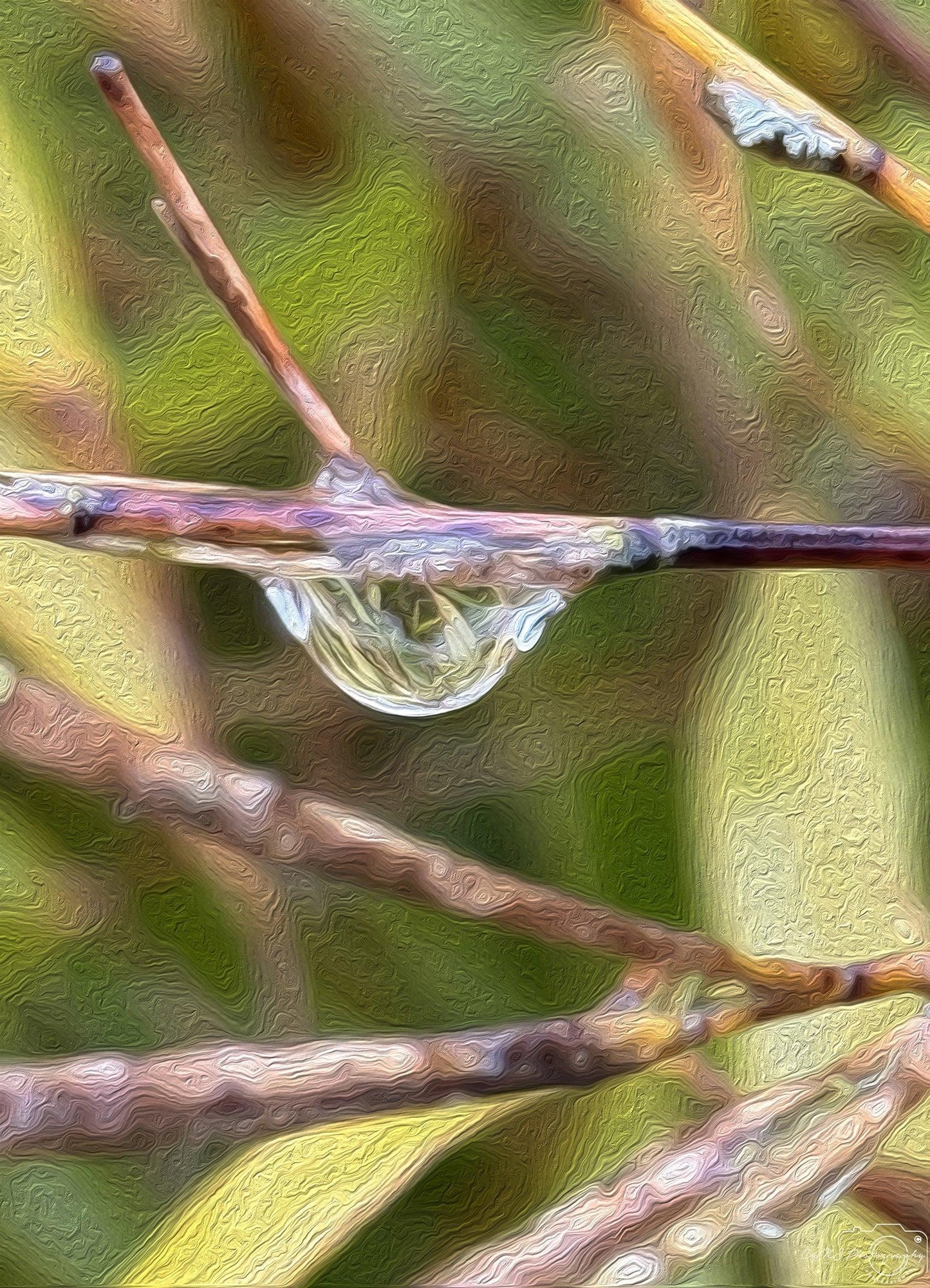 Beautiful water drop_V038_oil painting - Superbpictures